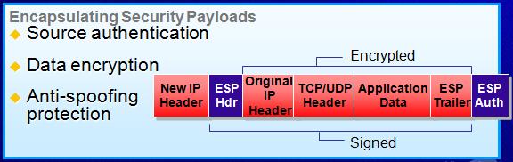Encapsulating secrity Payload